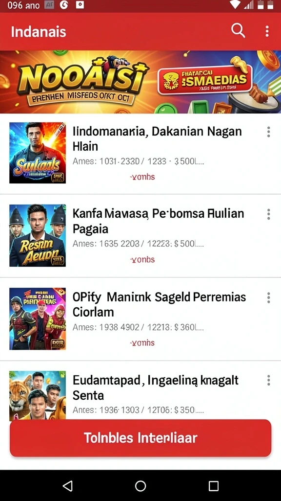 bosjoko - Tampilan antarmuka yang user-friendly.